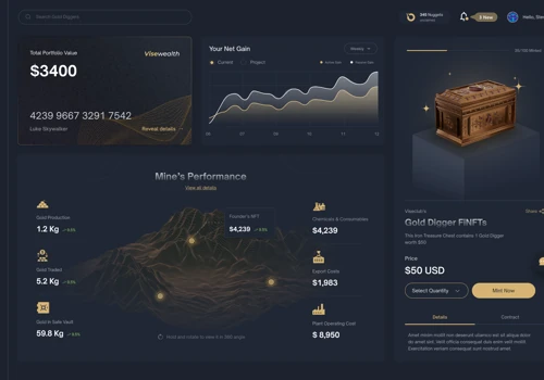 Gold Digger NFT Marketplace