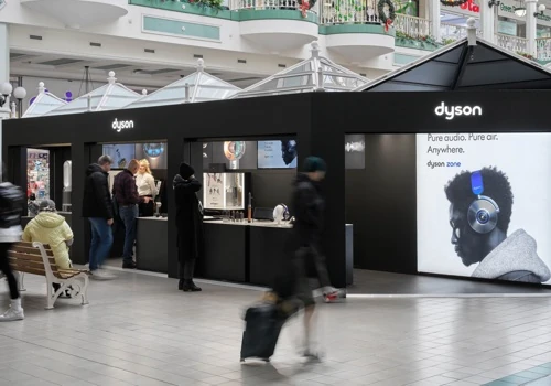 Dyson retail design and installation