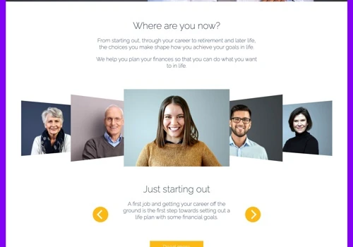 Financial Services Award Winning New Website