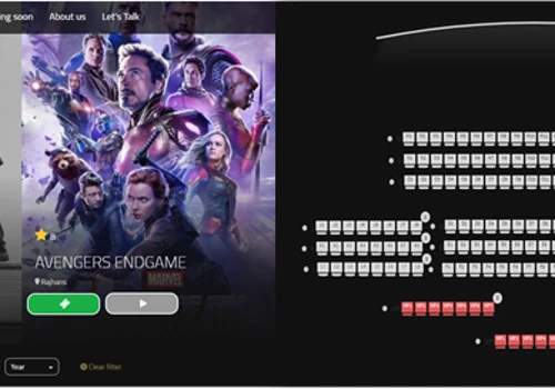 Seat Reservation Application (Custom Layout)Cinema, Events, Auditorium