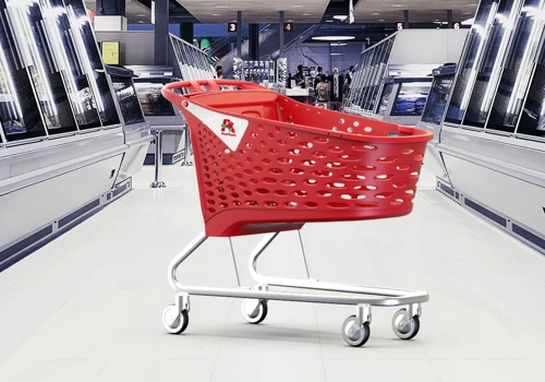 Hybrid supermarket cart design