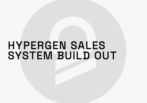 Sales Systems Build