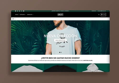 eCommerce Website Unloy