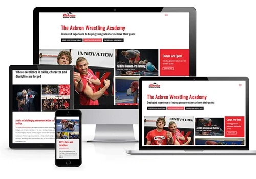 Web Design for Ben Askren Wrestling Academy