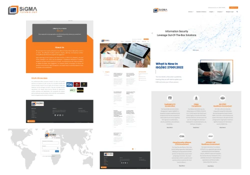 Client wanted his business presence with a website