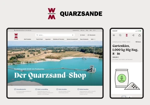 Composable Quarzsand-Shop