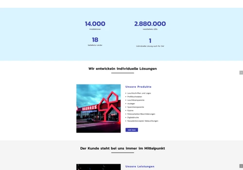 Website for Hottner GmbH