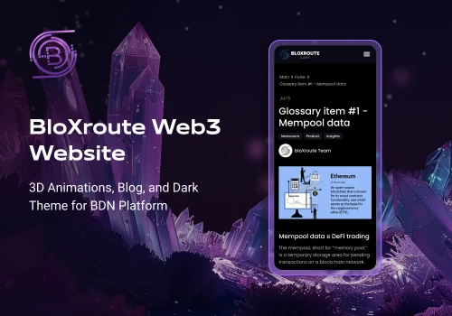 BloXroute: Web3 Website for BDN – Crypto & Solana
