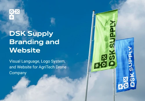 DSK SUPPLY: Branding, Logo, Website for AgriTech