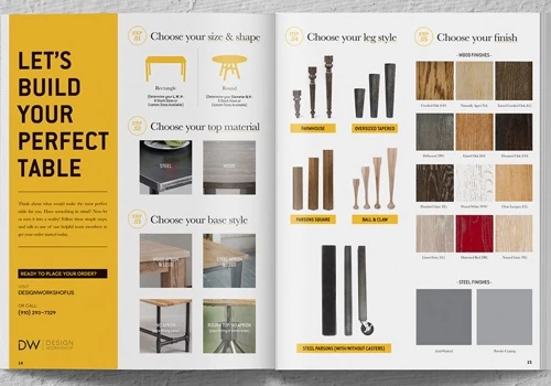 Design Workshop - Product print catalog
