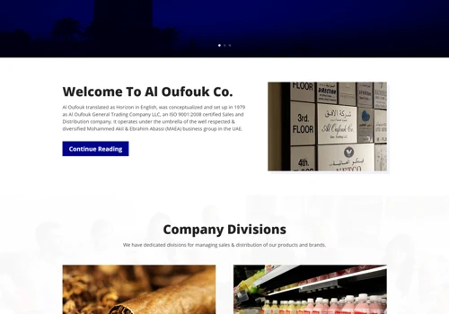 Al Oufouk Corporate Website Development