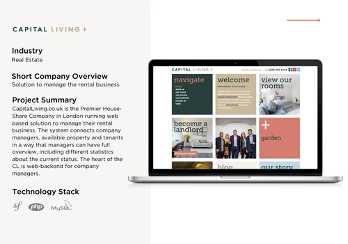 A web-based solution to manage the rental business