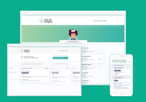 Sala de Triagem - Faster, more accurate medical triage.