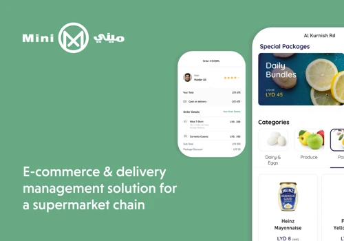 E-commerce & delivery management solution