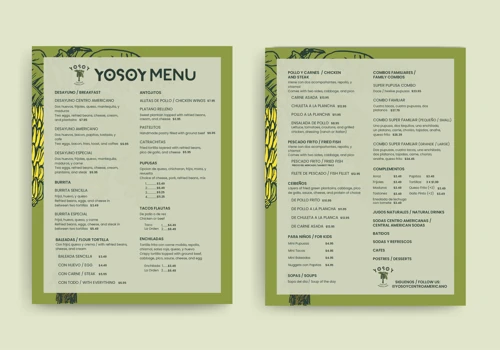 Restaurant Logo, Menu & Graphic design project