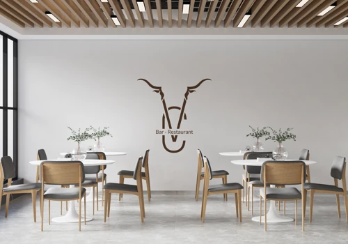 Latin steakhouse logo branding