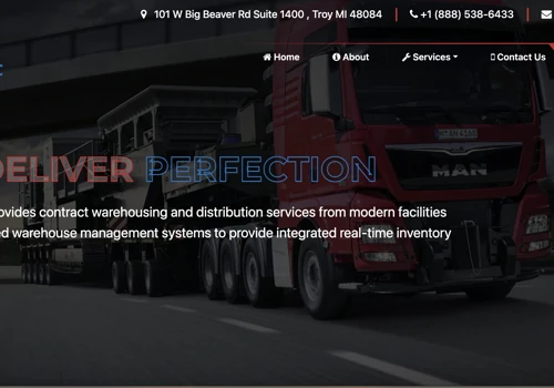 Logistics Services Company: Website Design Project