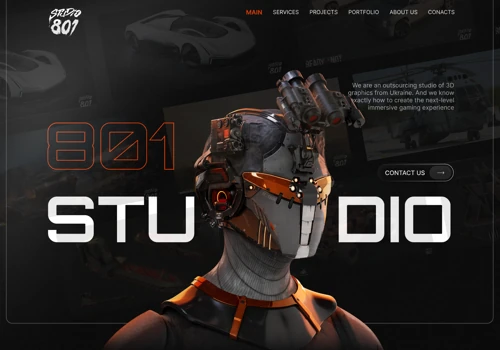 Website design for an outstaff game development