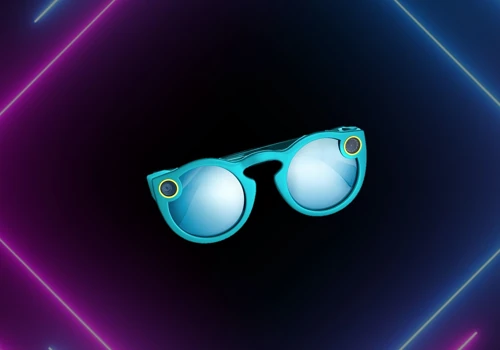 Shot on Cyan Glasses