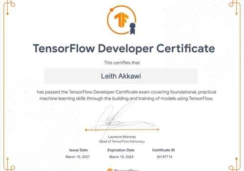 TensorFlow Developer Certificate