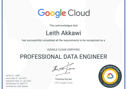 Google Professional Data Engineer