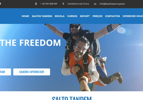 Ecommerce Development for Skydive Company by SmartLinks