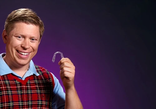 Bad Luck Brian promotes invisible braces