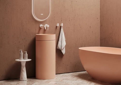 3D VISUALIZATION OF COLORFUL BATHROOM COLLECTION