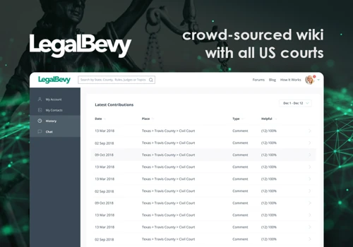LegalBevy – law crowdsourced platform.