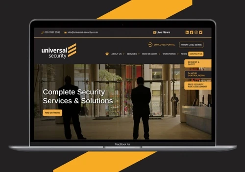 Strengthened Online Presence for Security Firm