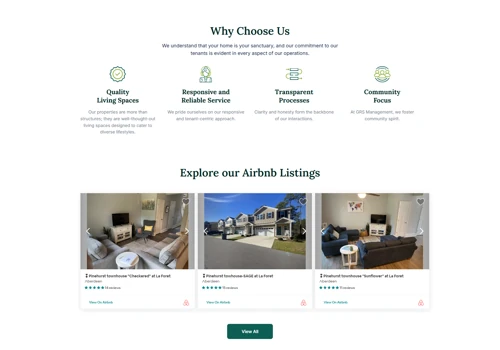 Custom WordPress Website Design for GRS MANAGEMENT