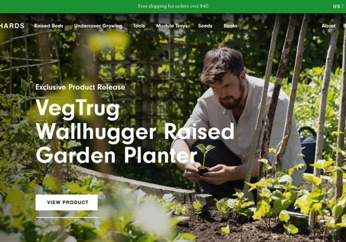 Huw's Garden - Shopify Website for YouTube Star