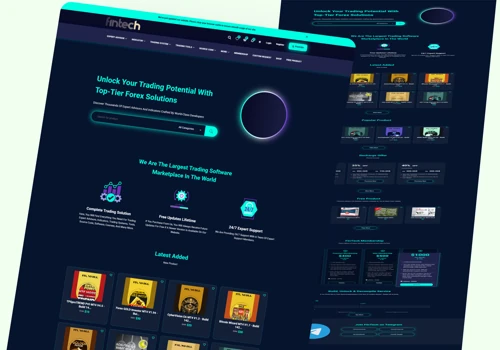 Website for a Forex Trading Software Company