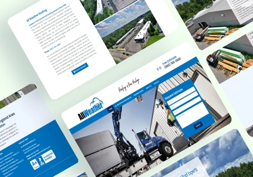 Website for a Roofing Company