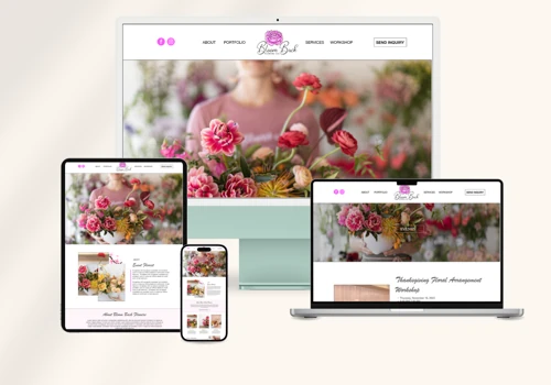 BloomBack Flowers WordPress Design and Development