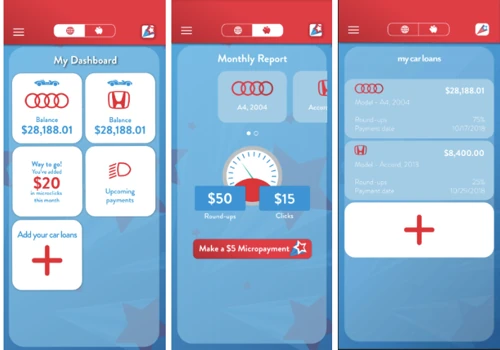 Mobile App for auto-loan payment platform