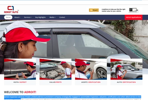 Automobile inspection, valuation certificate