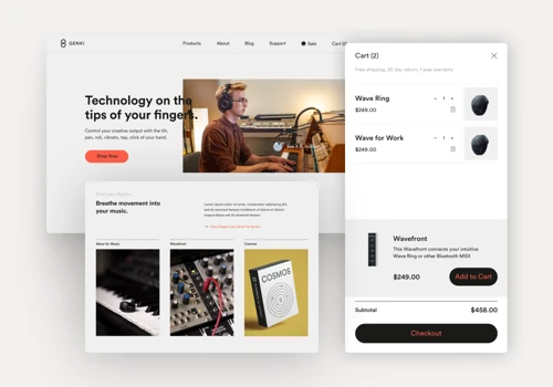 Genki – headless Shopify with wearables