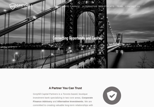 Web Development for Financial Services Company