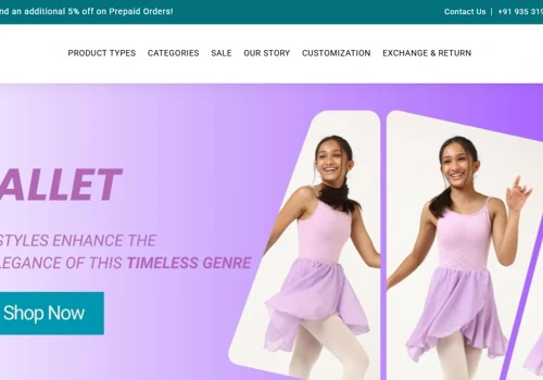 E-Commerce Redesign for IKAANYA — Gymnastics & Dan