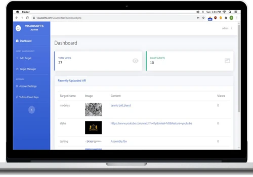 Augmentedreality Web Portal