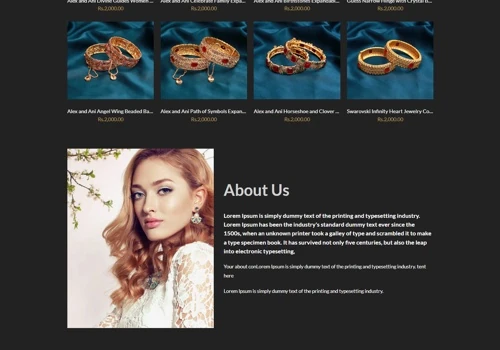 Wordpress e-Commerce website