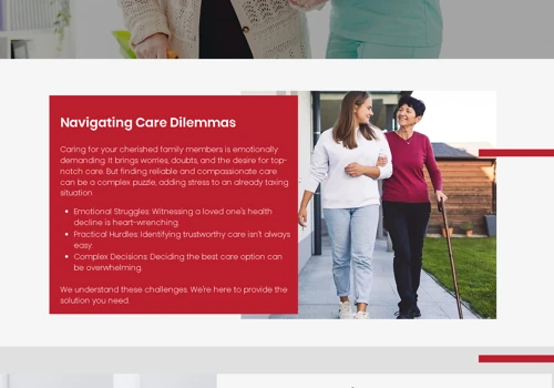 Wix Website For a Home Care agency