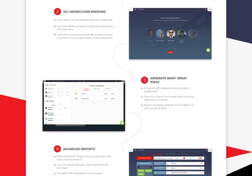 Landing Page (Accept Mission)