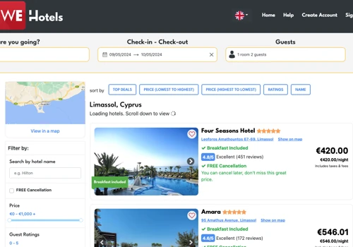 Hotels Booking System / Expedia
