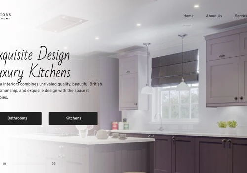 Website for Kitchen & Bathroom Showroom