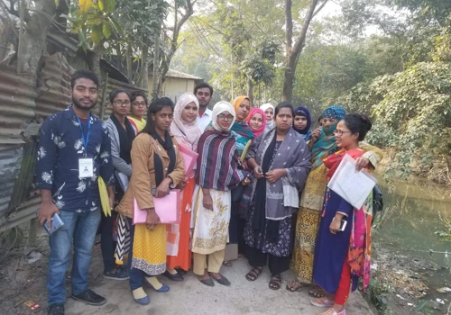 Sanitation & Hygiene on 1800 samples on the rural people of the Southern region of Bangladesh. - January 2019
