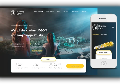 Web development for amusement center