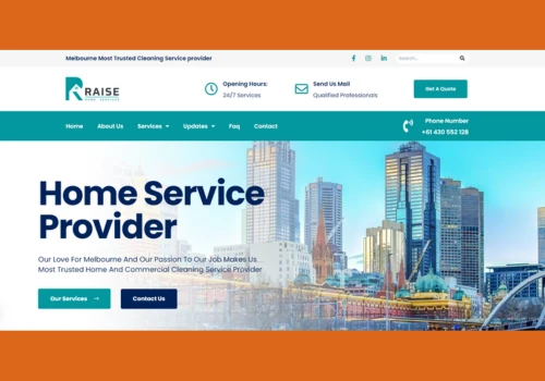 Commercial Cleaning Services WordPress Website