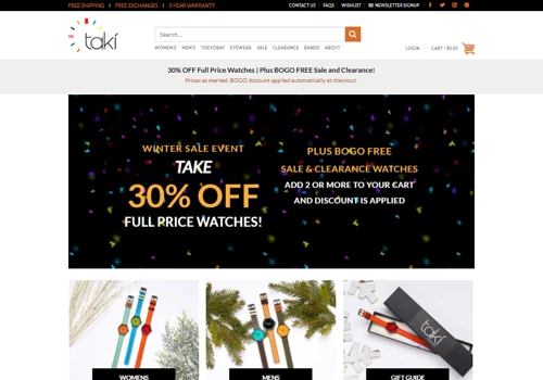 Taki watches / WordPress Store